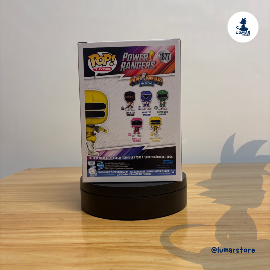Funko POP! Television 1877 - Yellow Zeo Ranger | Power Rangers Zeo