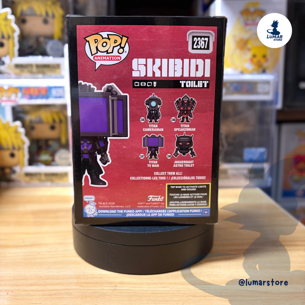 Funko POP! Television 2367 - Titan TV Man with SFX | Skibidi Toilet