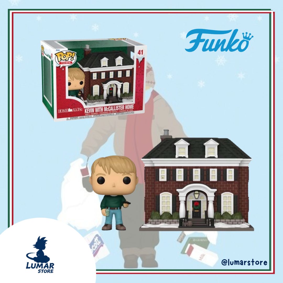 Funko POP! Town #41: Kevin con McCallister Home (Solo en Casa)