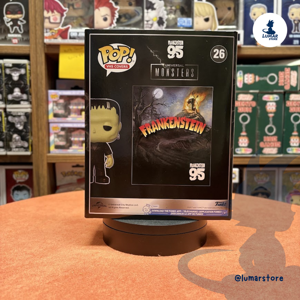 Funko POP! VHS Cover #26 Universal Monsters 95th – Frankenstein Acrylic Case