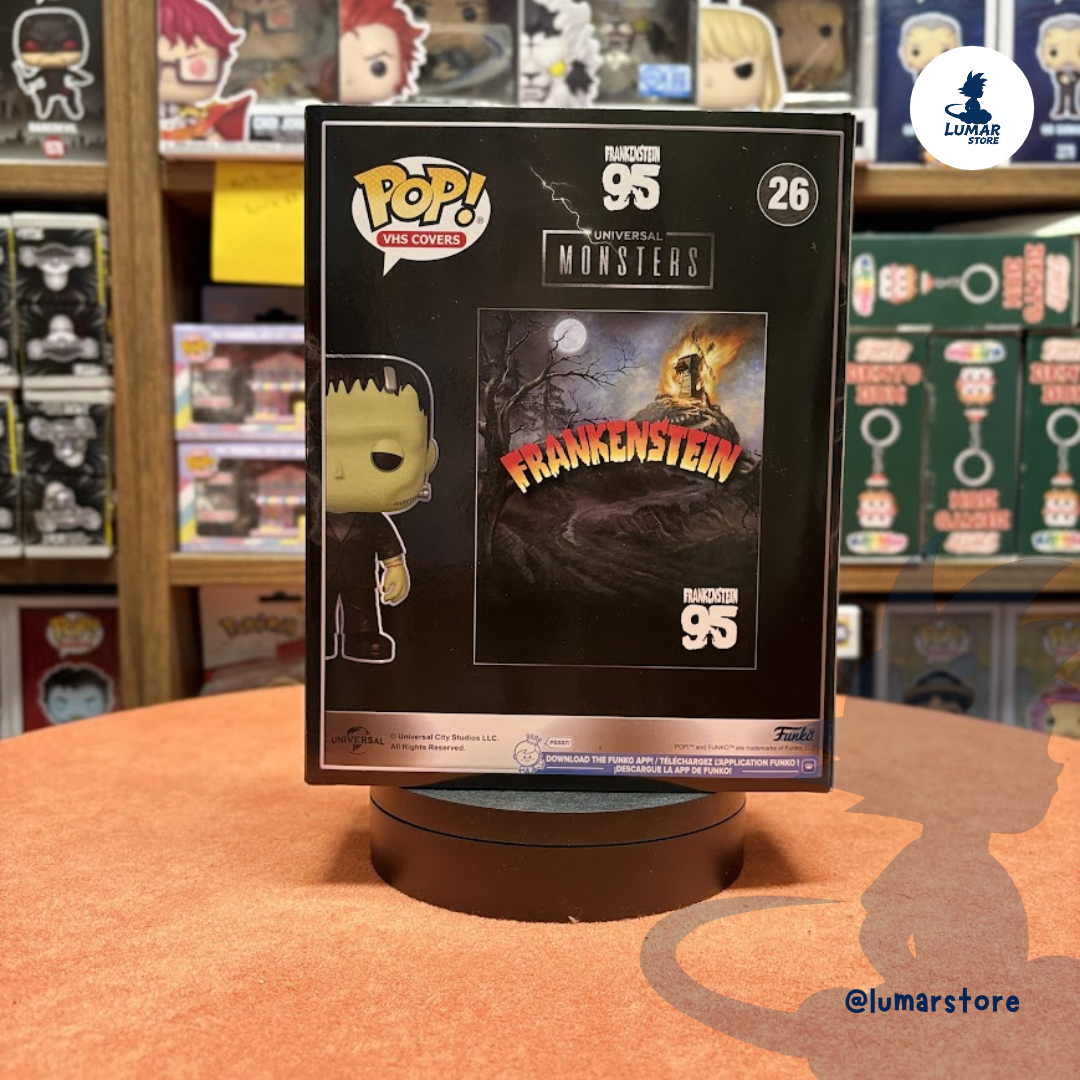 Funko POP! VHS Cover #26 Universal Monsters 95th – Frankenstein Acrylic Case