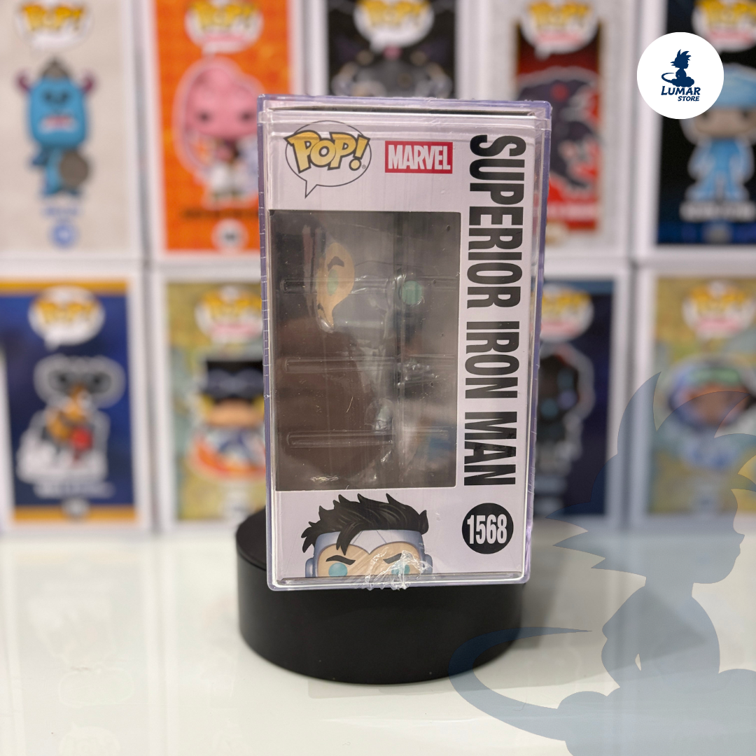 Funko Pop 1568 Superior Iron Man Edición Limitada 5000 piezas caja original