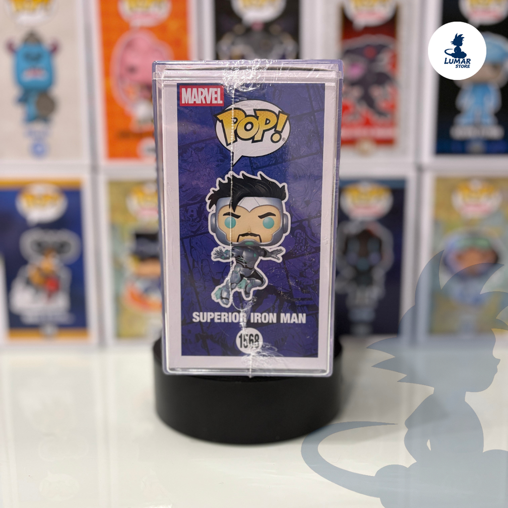 Funko Pop 1568 Superior Iron Man Edición Limitada 5000 piezas caja original