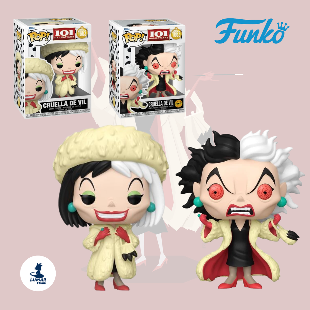 Funko Pop! Disney Cruella de Vil 1663 (101 Dálmatas)