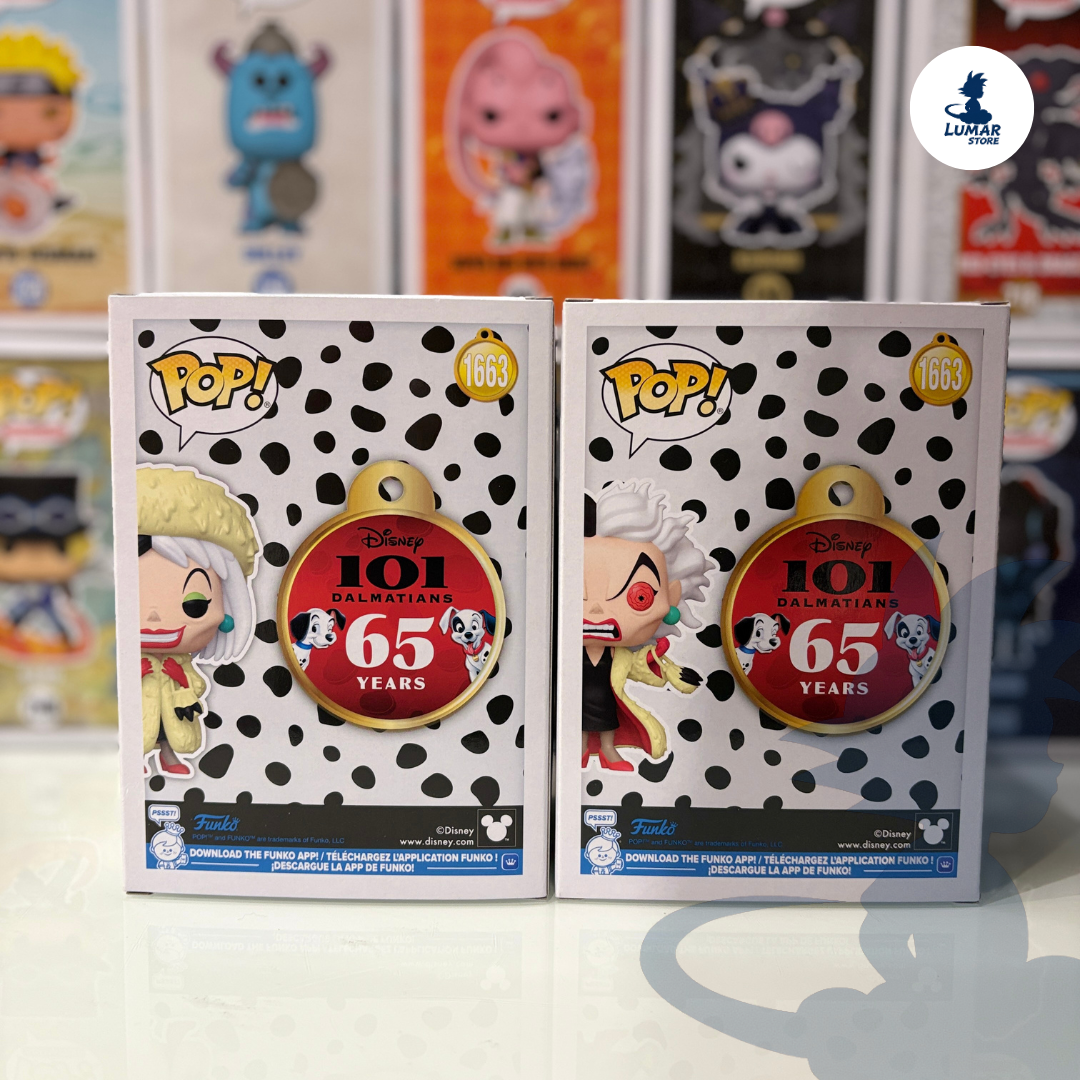 Funko Pop! Disney Cruella de Vil 1663 (101 Dálmatas)