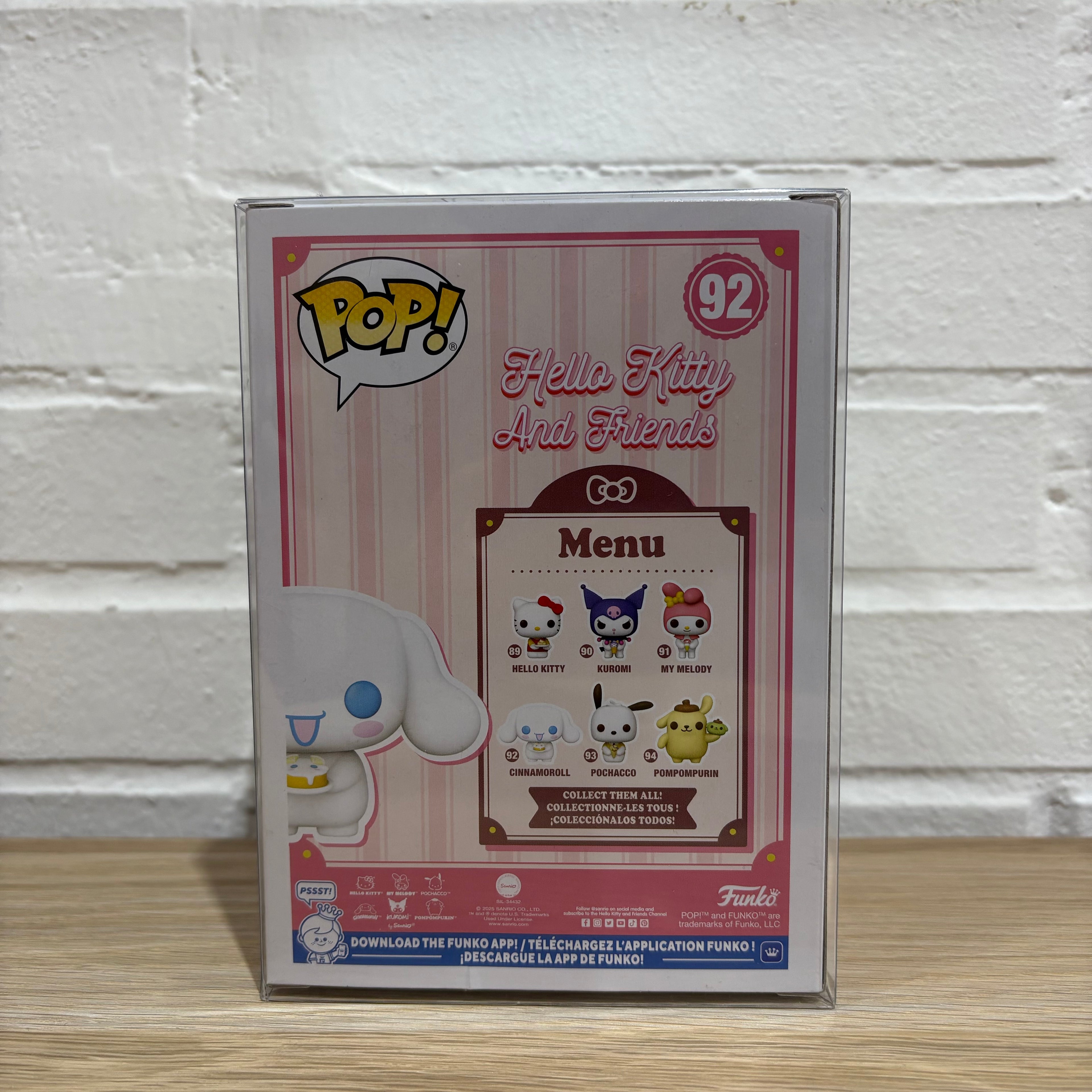 Funko Pop! 92 Cinnamoroll Diamon Elite Edition