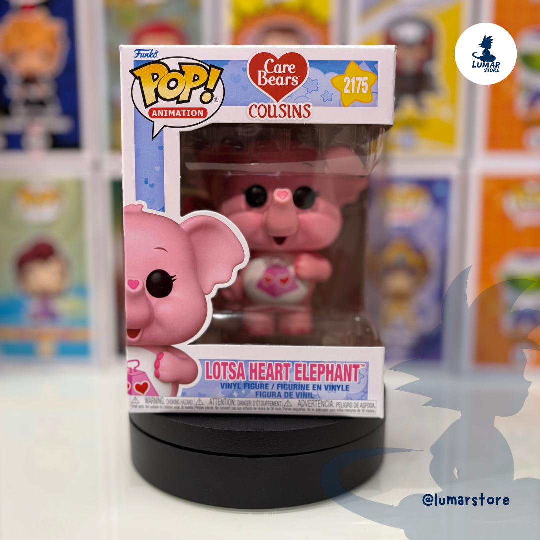 Funko Pop! Animation 2175 - Lotsa Heart Elephant | Care Bears Cousins