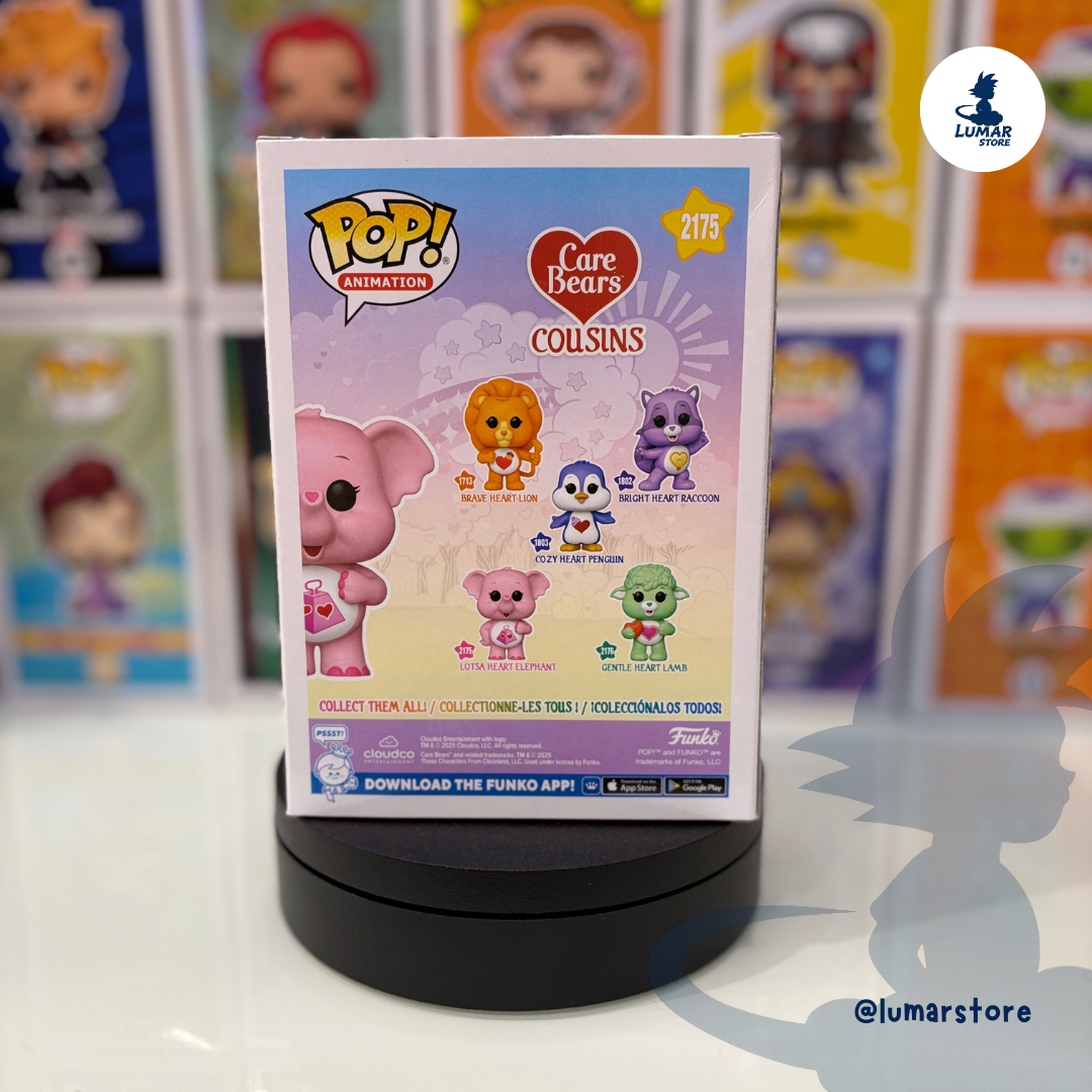 Funko Pop! Animation 2175 - Lotsa Heart Elephant | Care Bears Cousins
