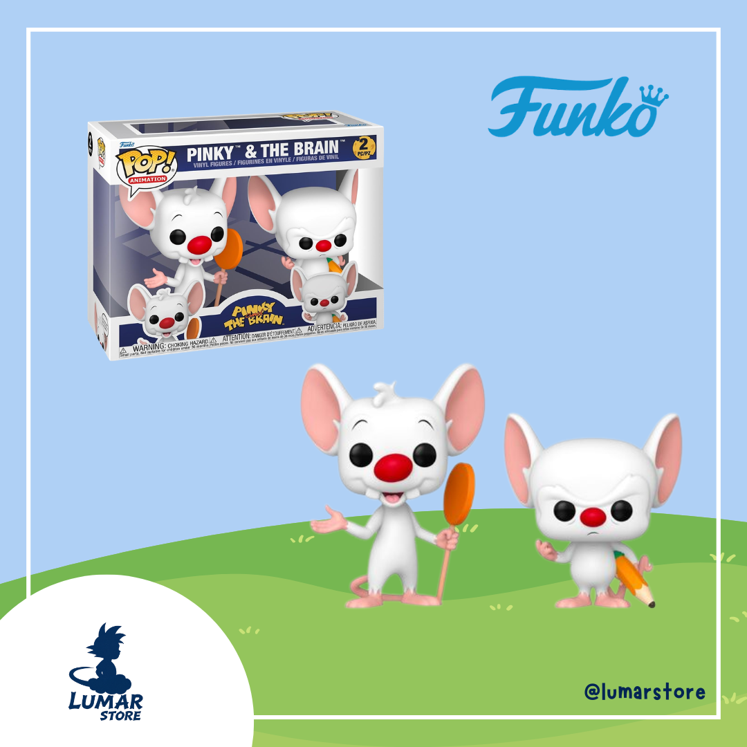 Funko Pop! Animation 2-Pack: Pinky and The Brain (Pinky y Cerebro)