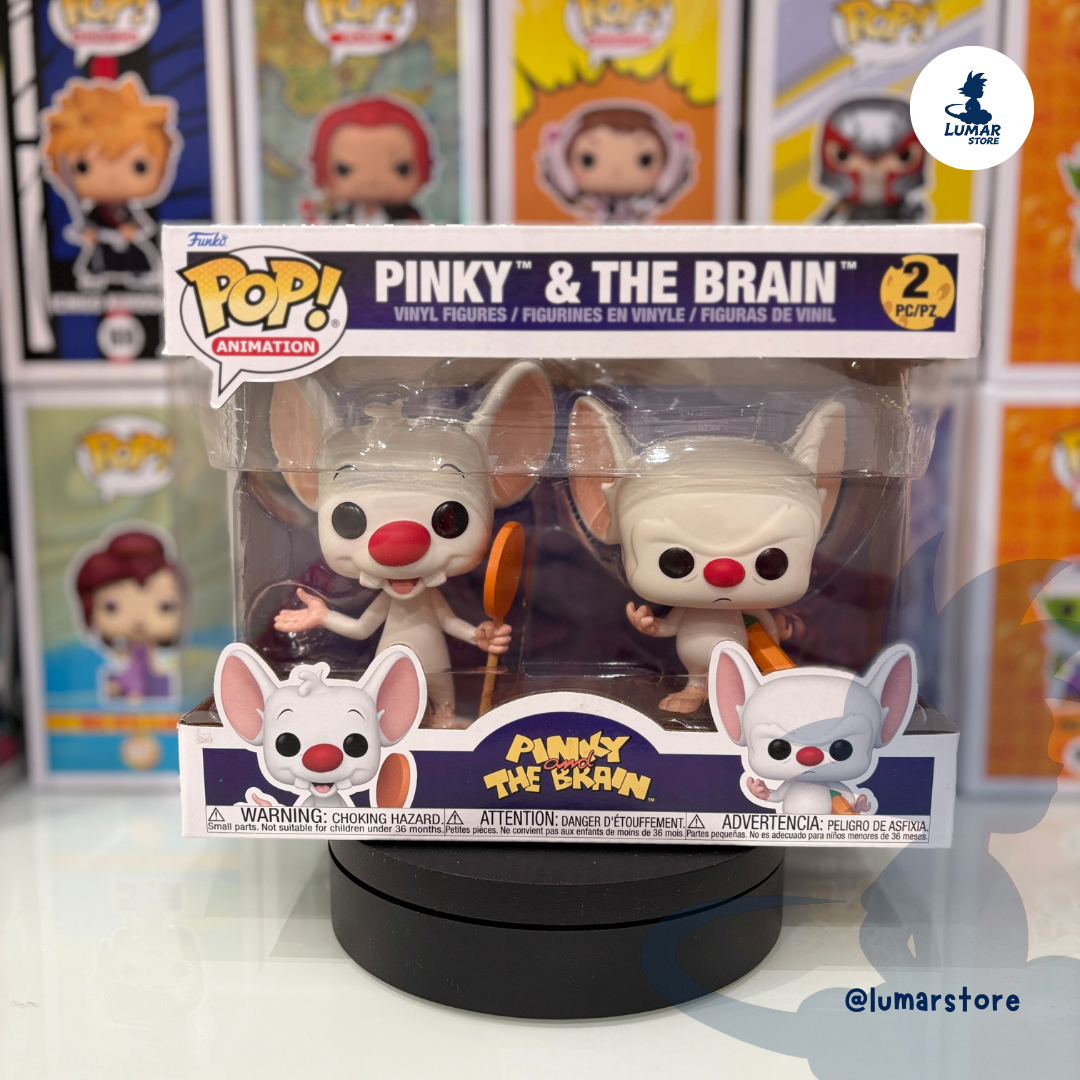 Funko Pop! Animation 2-Pack: Pinky and The Brain (Pinky y Cerebro)