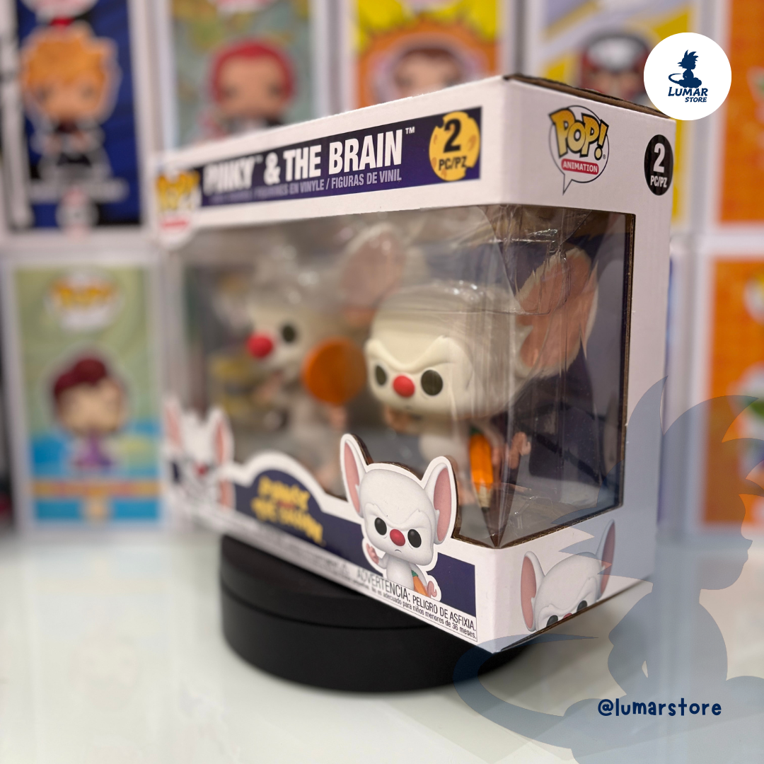 Funko Pop! Animation 2-Pack: Pinky and The Brain (Pinky y Cerebro)