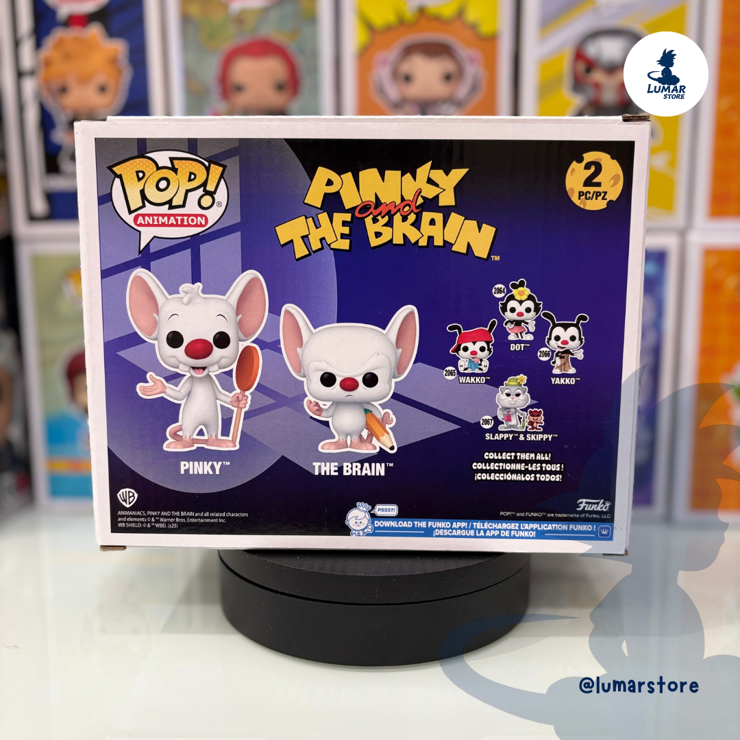 Funko Pop! Animation 2-Pack: Pinky and The Brain (Pinky y Cerebro)