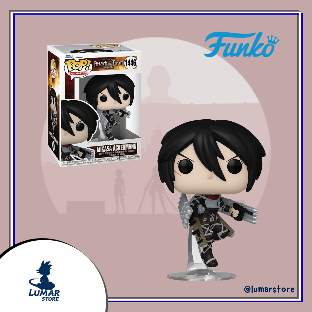 Funko Pop! Animation: Attack on Titan #1446 Mikasa Ackermann (Final Season / Thunder Spears)