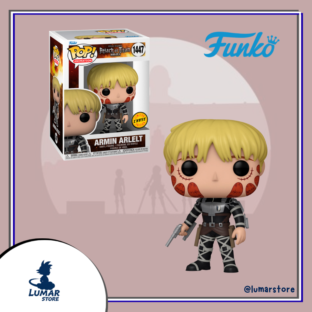 Funko Pop! Animation: Attack on Titan #1447 Armin Arlelt Titan Marks (Limited Edition CHASE)