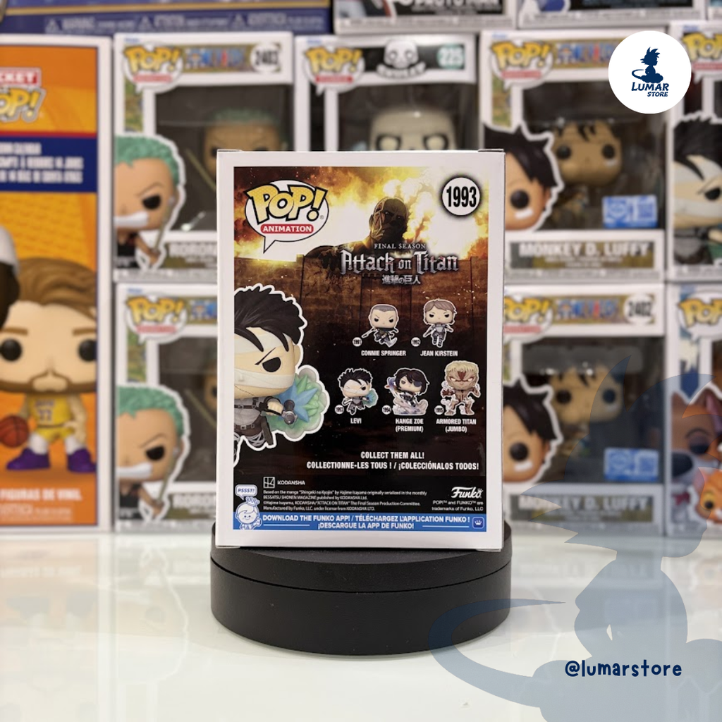 Funko Pop! Animation: Attack on Titan #1993 Levi Ackermann (Battle Bandages / Final Season)