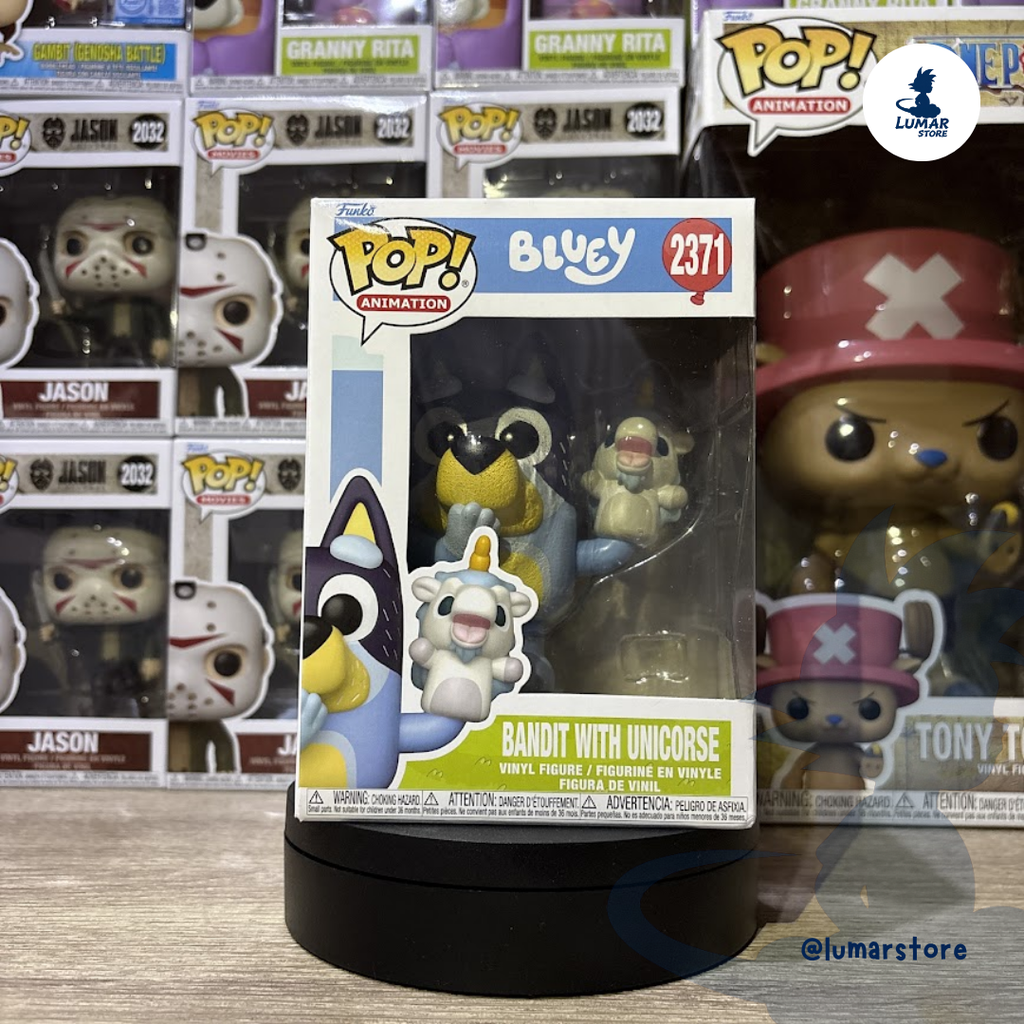 Funko Pop! Animation: Bluey #2371 Bandit with Unicorse