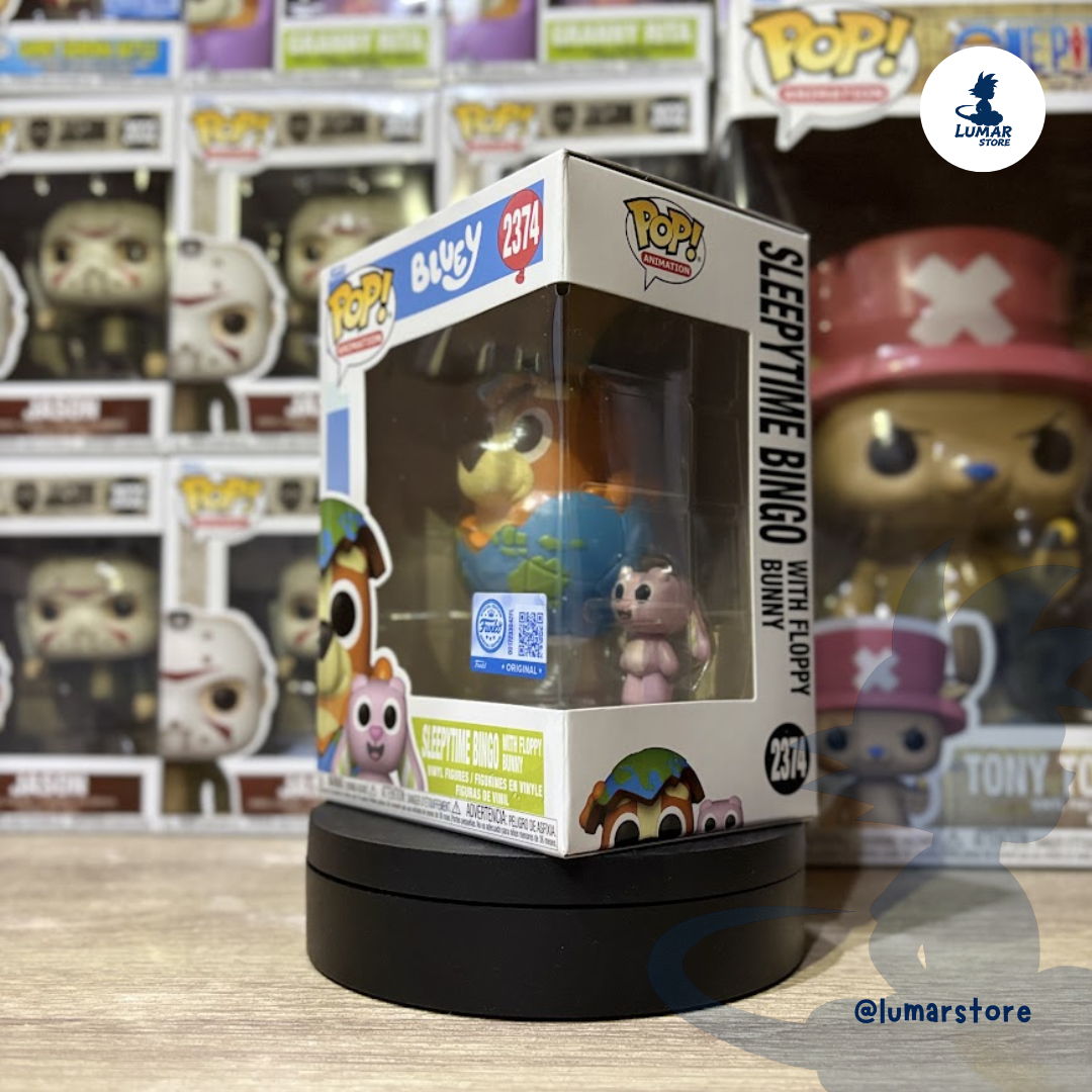 Funko Pop! Animation: Bluey #2374 Sleepytime Bingo with Floppy Bunny