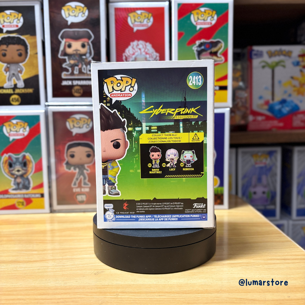 Funko Pop! Animation: Cyberpunk Edgerunners #2413 David Martinez
