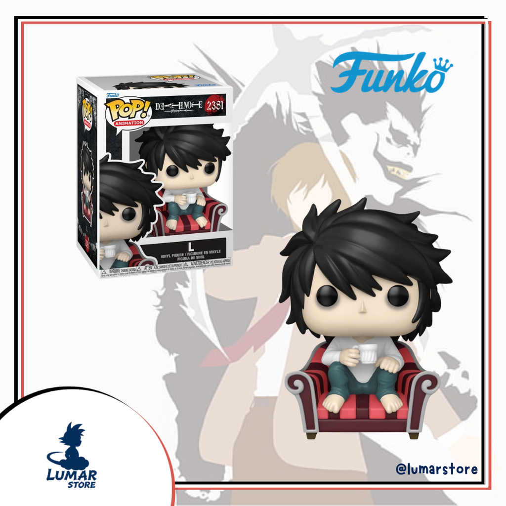 Funko Pop! Animation: Death Note #2381 L Sitting in Armchair with Teacup