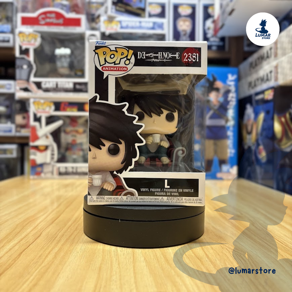 Funko Pop! Animation: Death Note #2381 L Sitting in Armchair with Teacup