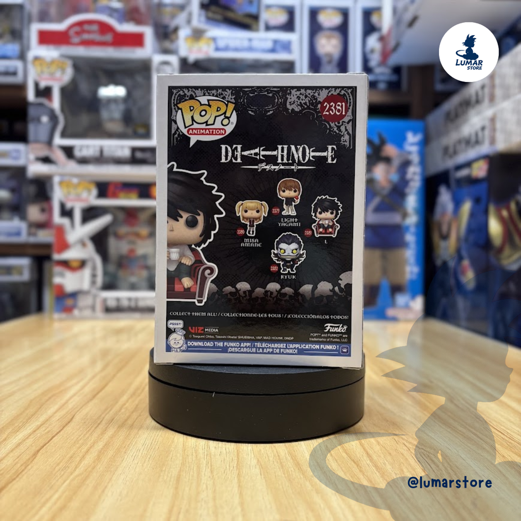 Funko Pop! Animation: Death Note #2381 L Sitting in Armchair with Teacup