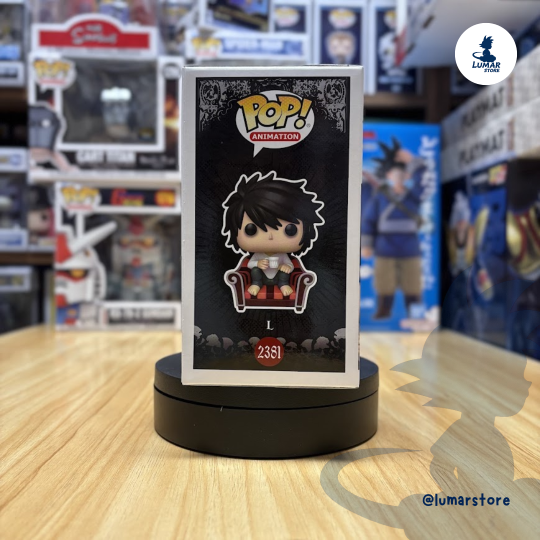 Funko Pop! Animation: Death Note #2381 L Sitting in Armchair with Teacup