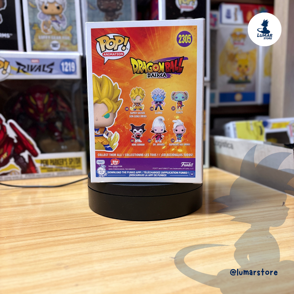 Funko Pop! Animation: Dragon Ball Daima #2305 Super Saiyan Son Goku Mini