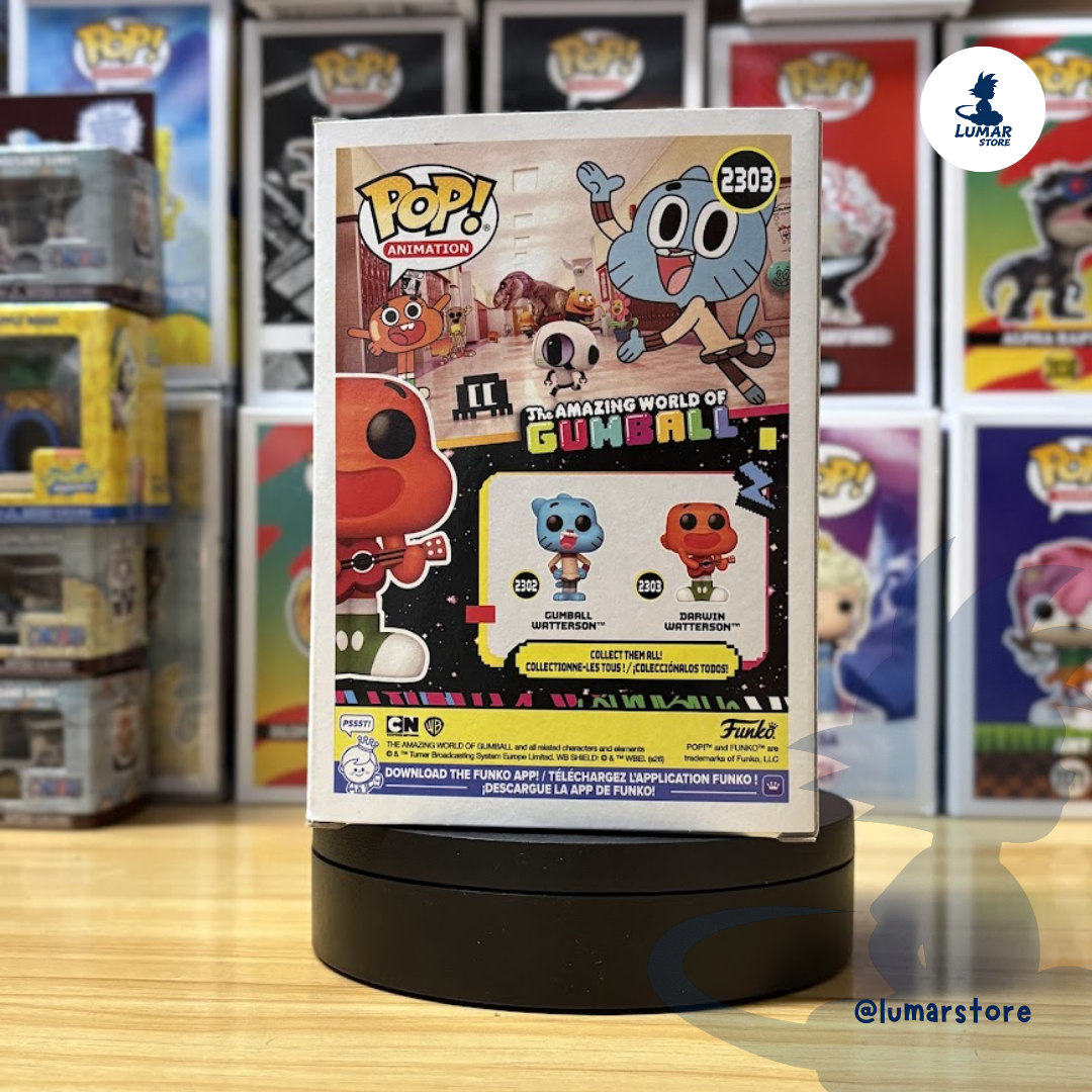 Funko Pop! Animation: El Increíble Mundo de Gumball #2303 Darwin Watterson