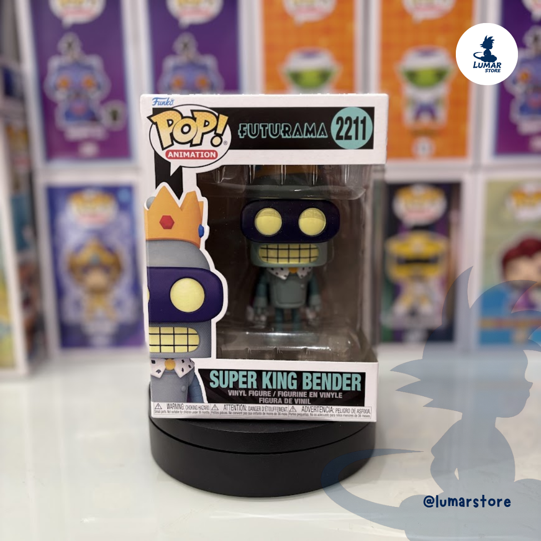 Funko Pop! Animation: Futurama #2211 Super King Bender (New New York Heroes)