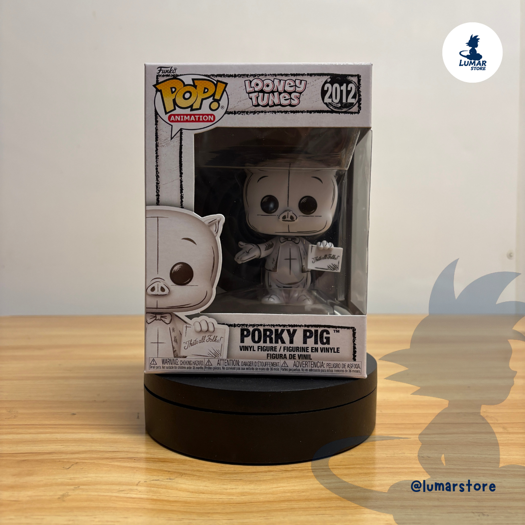 Funko Pop! Animation: Looney Tunes #2012 Porky Pig (Deco Sketch Edition)