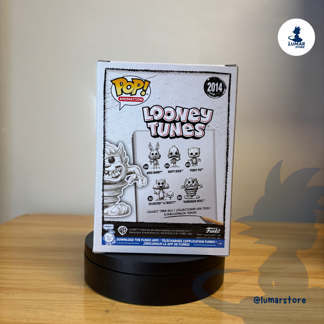Funko Pop! Animation: Looney Tunes #2014 Tasmanian Devil (Deco Sketch Edition)