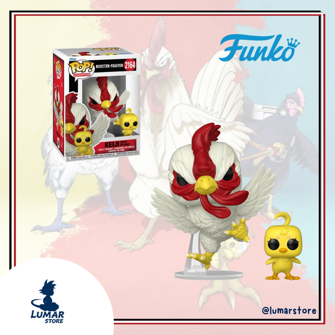 Funko Pop! Animation: Rooster Fighter #2164 Keiji with Piyoko