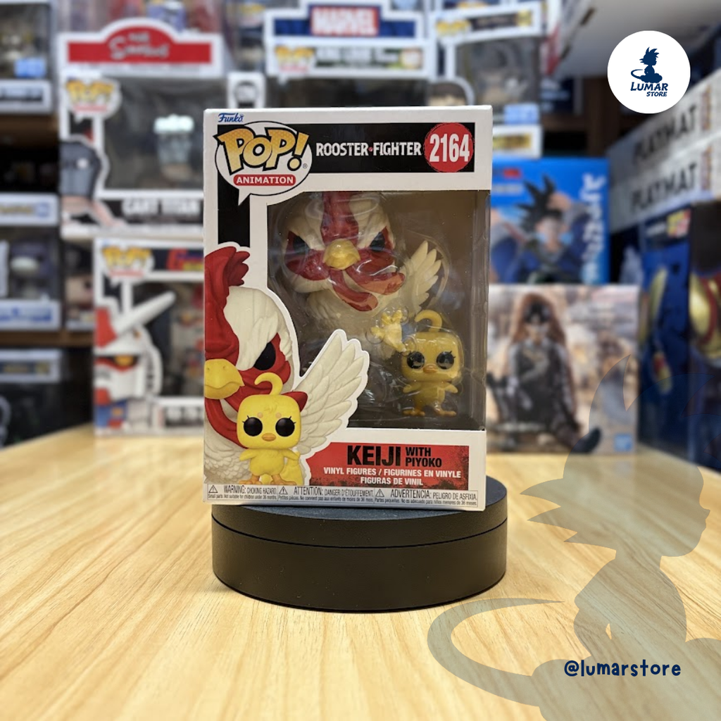 Funko Pop! Animation: Rooster Fighter #2164 Keiji with Piyoko
