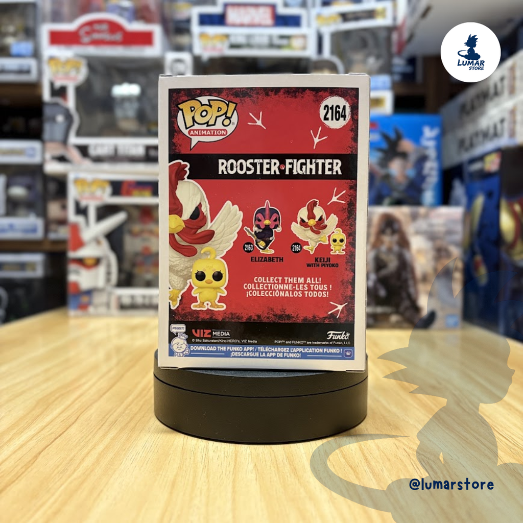 Funko Pop! Animation: Rooster Fighter #2164 Keiji with Piyoko