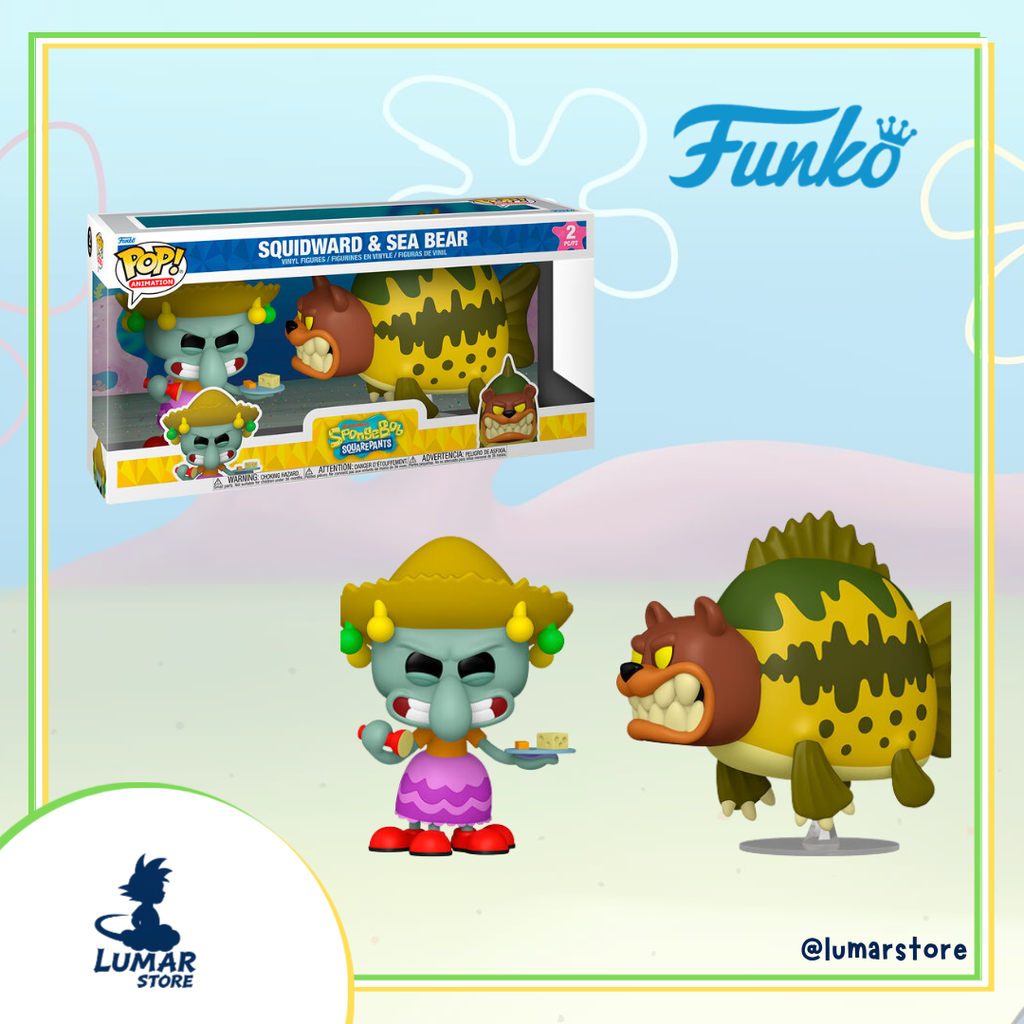 Funko Pop! Animation: SpongeBob SquarePants 2-Pack Calamardo & Sea Bear