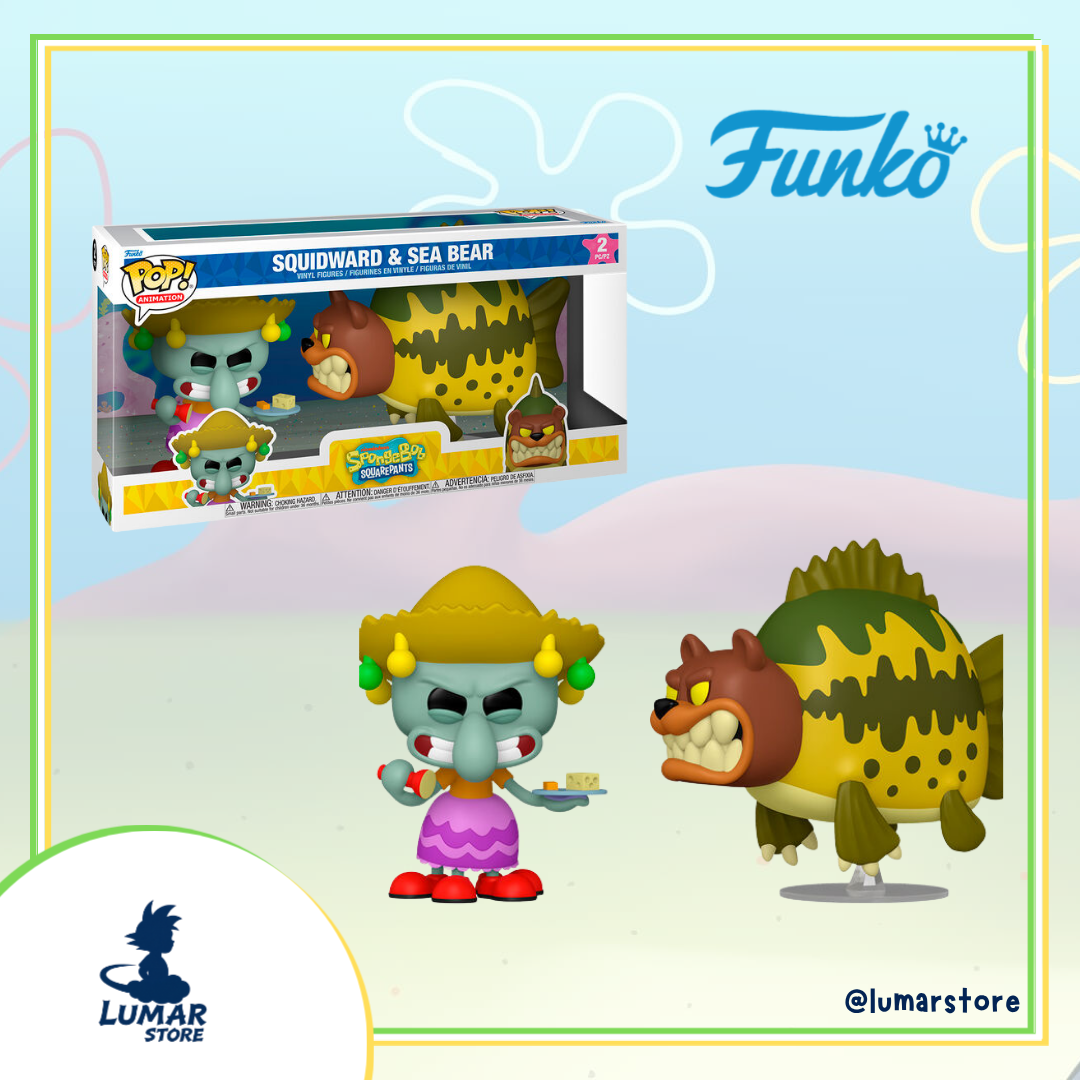 Funko Pop! Animation: SpongeBob SquarePants 2-Pack Calamardo & Sea Bear