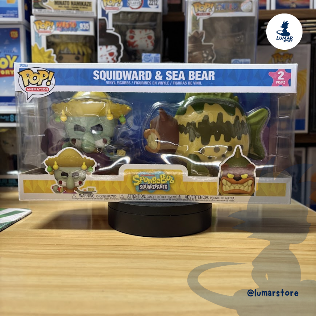 Funko Pop! Animation: SpongeBob SquarePants 2-Pack Calamardo & Sea Bear