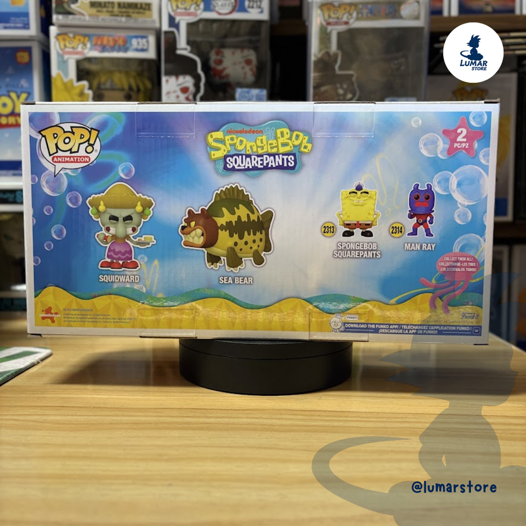 Funko Pop! Animation: SpongeBob SquarePants 2-Pack Calamardo & Sea Bear