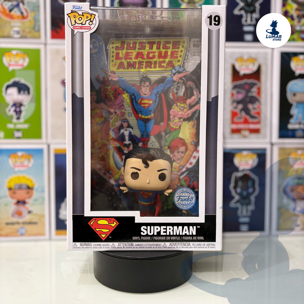Funko Pop! Comic Cover #19: DC Justice League of America #217 | Superman