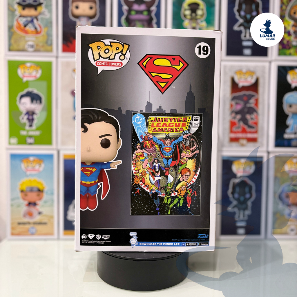 Funko Pop! Comic Cover #19: DC Justice League of America #217 | Superman
