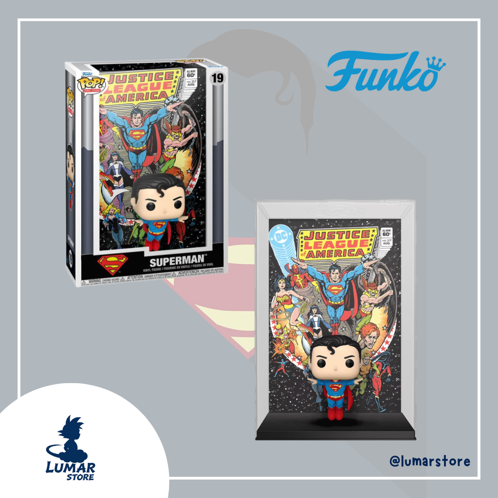 Funko Pop! Comic Cover 19 - Superman (DC) | Justice League of America #217