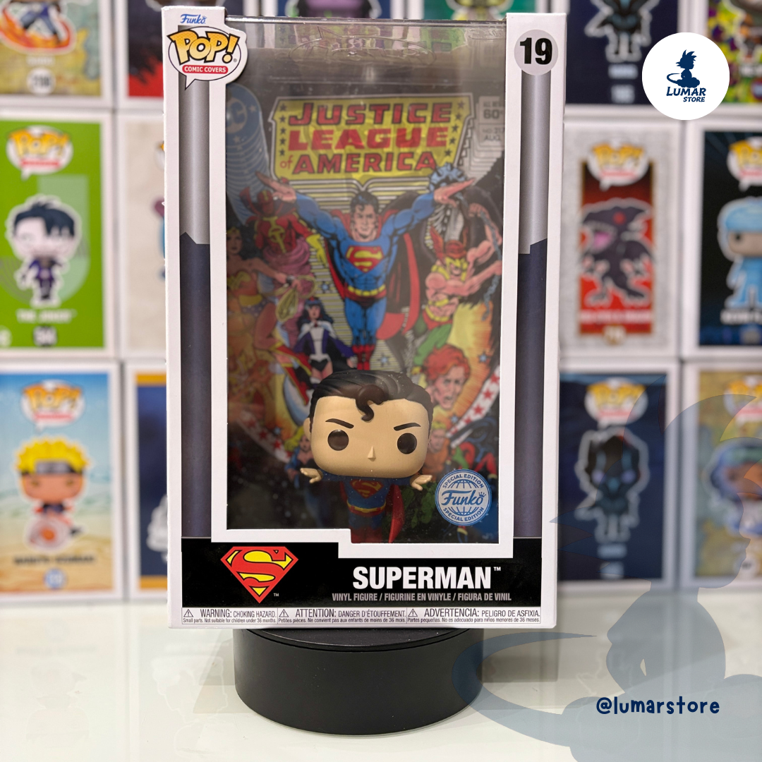 Funko Pop! Comic Cover 19 - Superman (DC) | Justice League of America #217