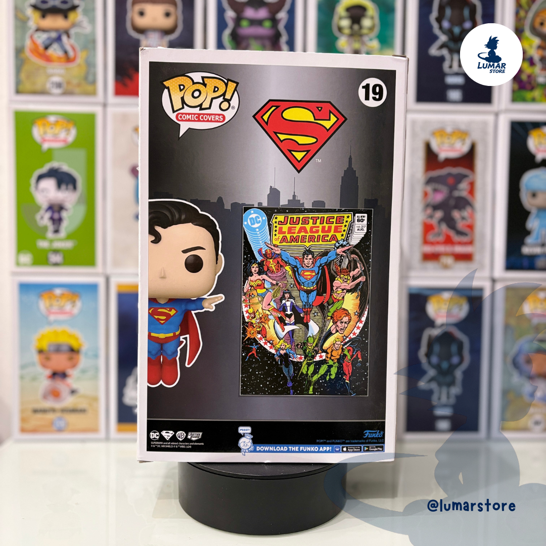 Funko Pop! Comic Cover 19 - Superman (DC) | Justice League of America #217