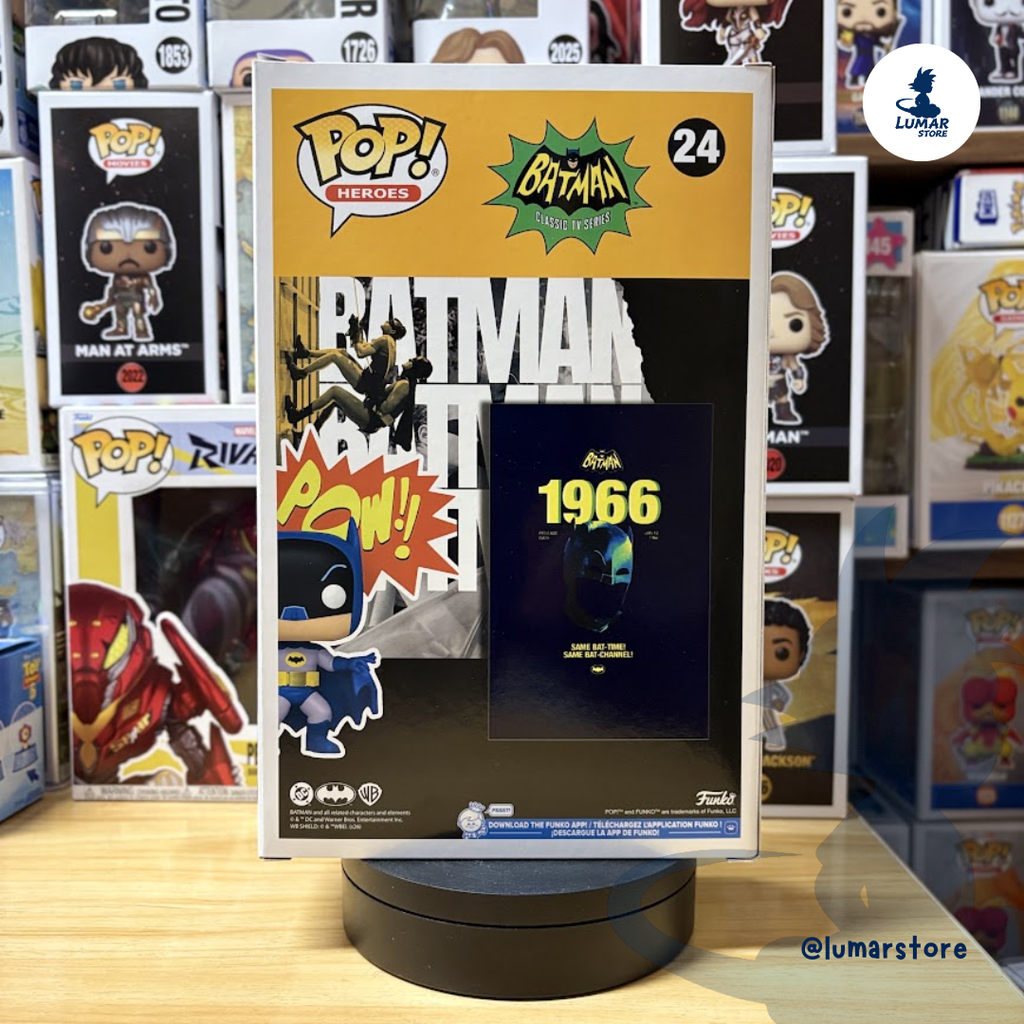 Funko Pop! Cover #24 DC Heroes: Batman 1966 Classic TV Series (Hard Case Edition)