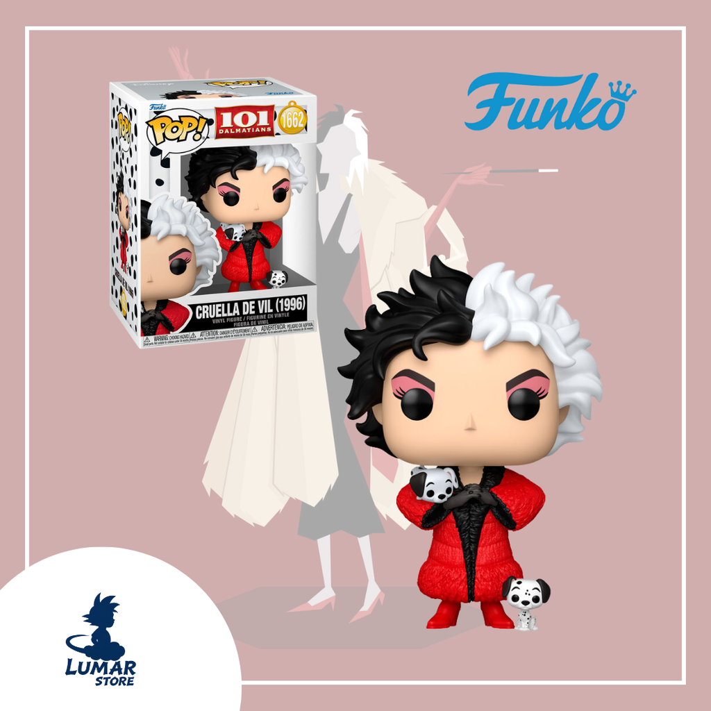Funko Pop! Cruella de Vil (1996) #1662 – Disney 101 Dálmatas