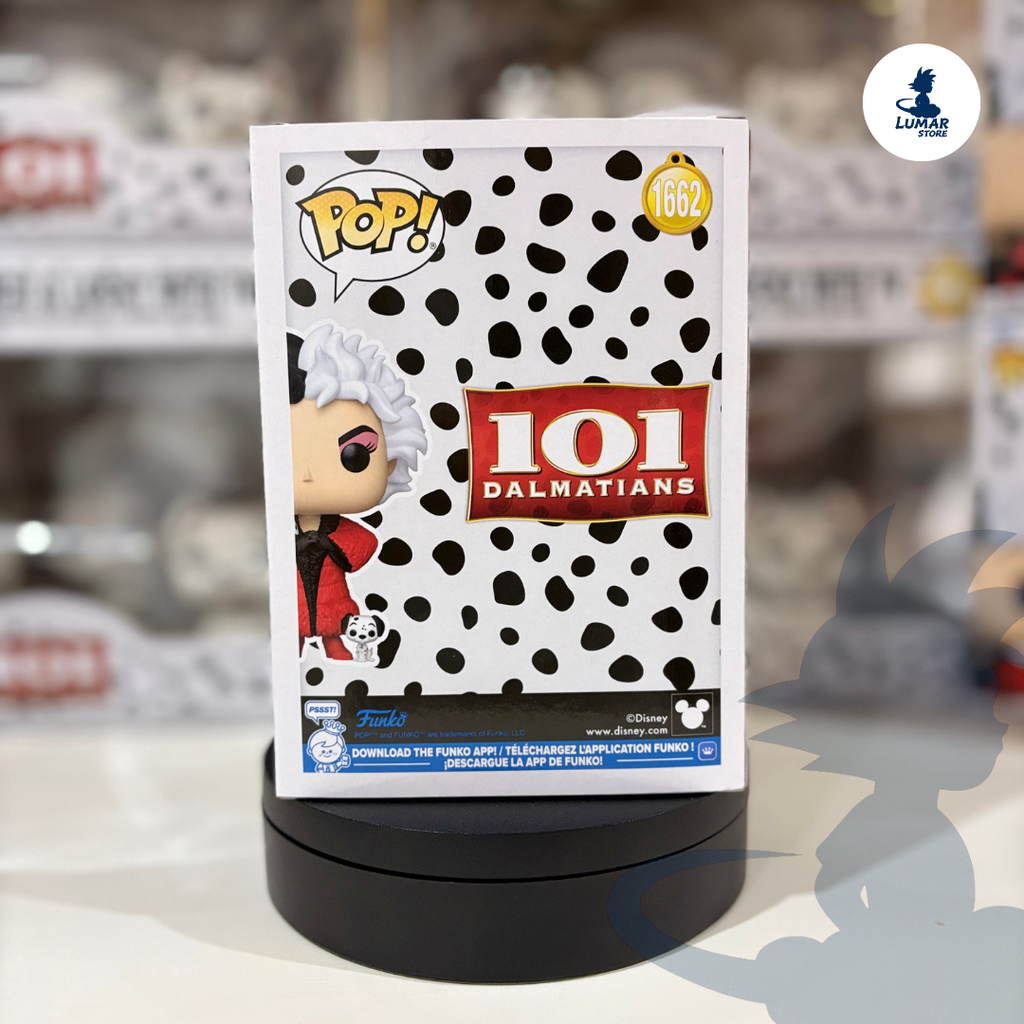 Funko Pop! Cruella de Vil (1996) #1662 – Disney 101 Dálmatas