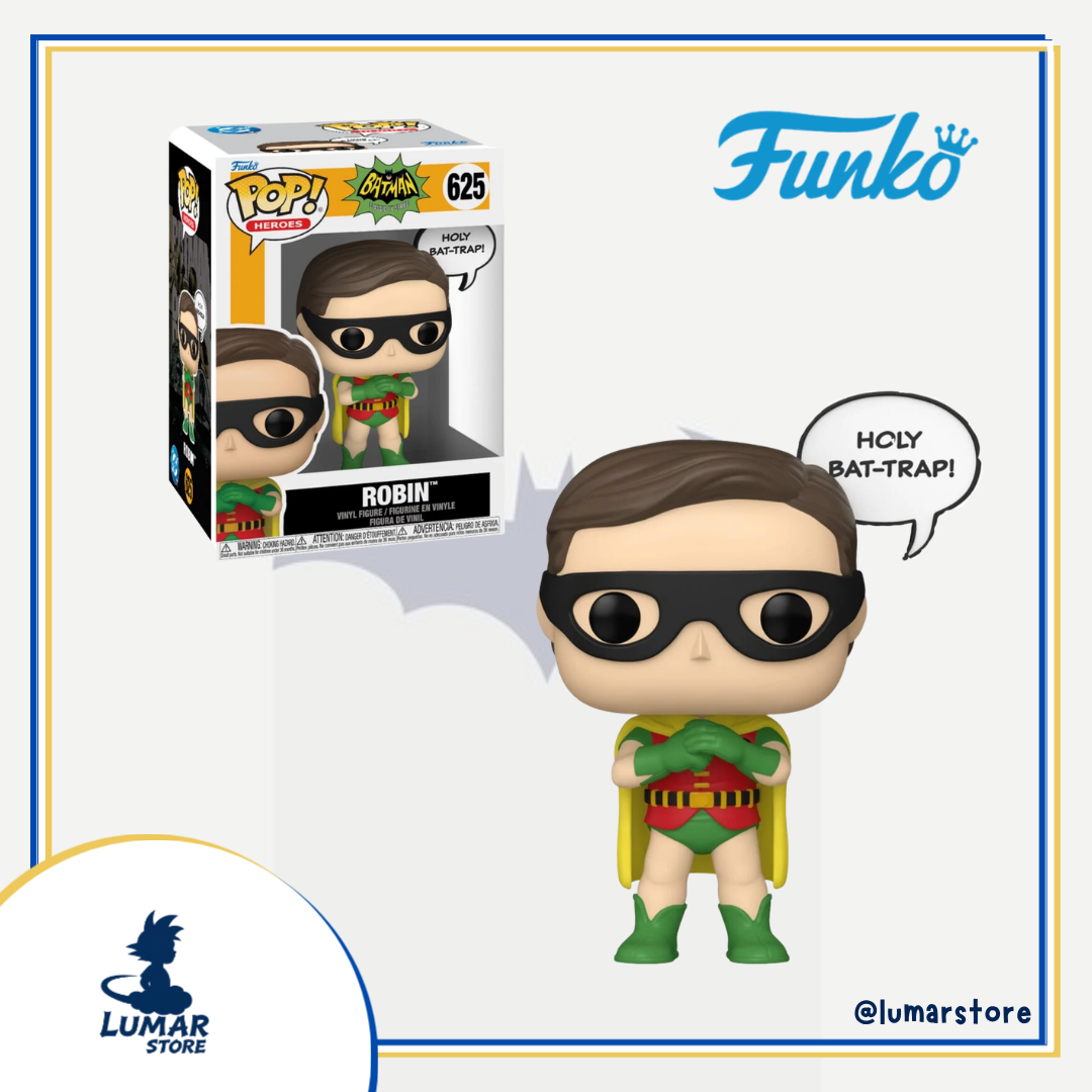 Funko Pop! DC Heroes #625 Robin with Speech Bubble (Batman '66 Classic TV Series)