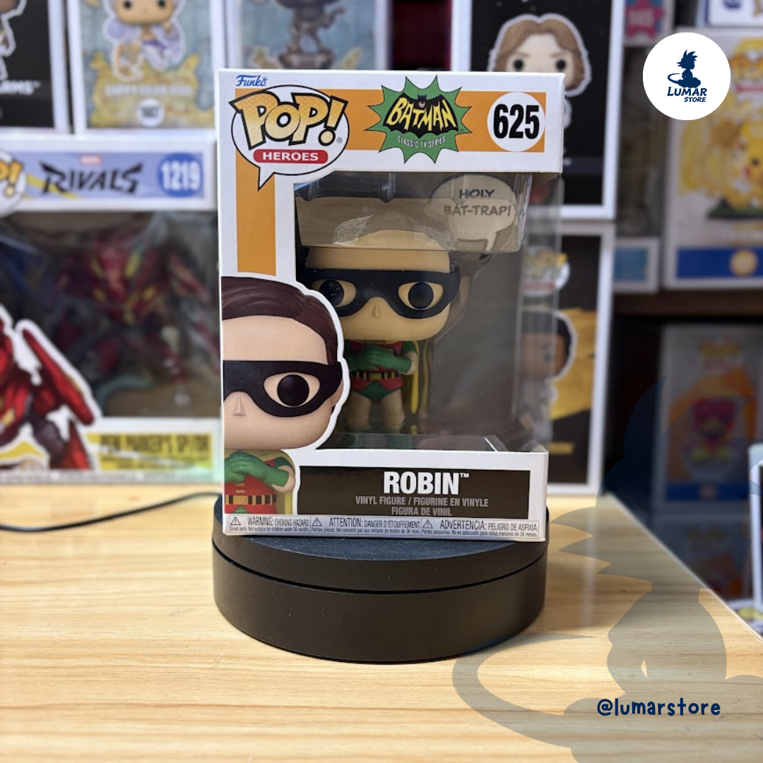 Funko Pop! DC Heroes #625 Robin with Speech Bubble (Batman '66 Classic TV Series)