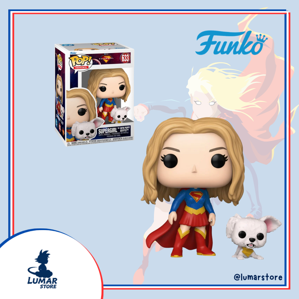 Funko Pop! DC Heroes #633 Supergirl with Puppy Krypto (Special Edition)