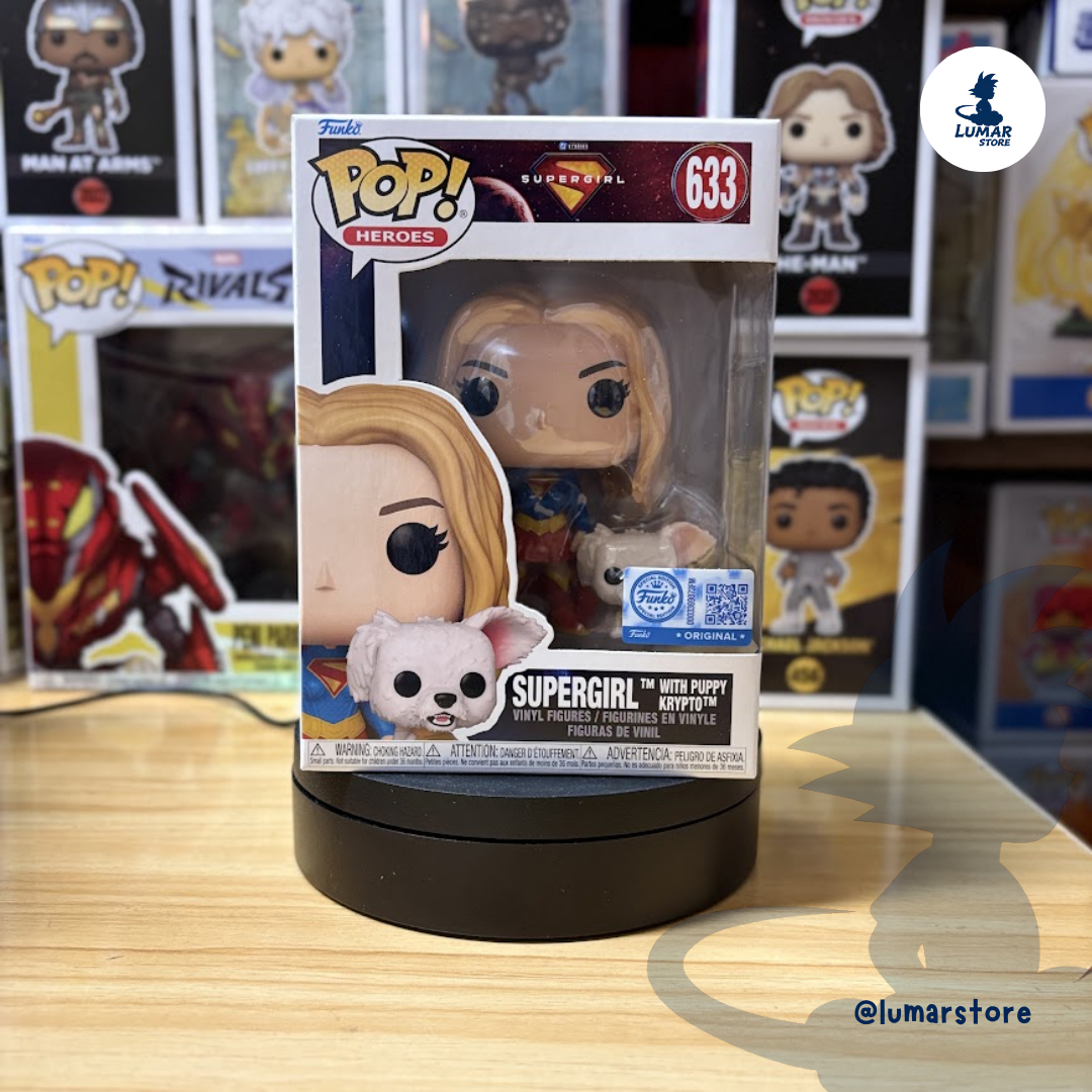 Funko Pop! DC Heroes #633 Supergirl with Puppy Krypto (Special Edition)